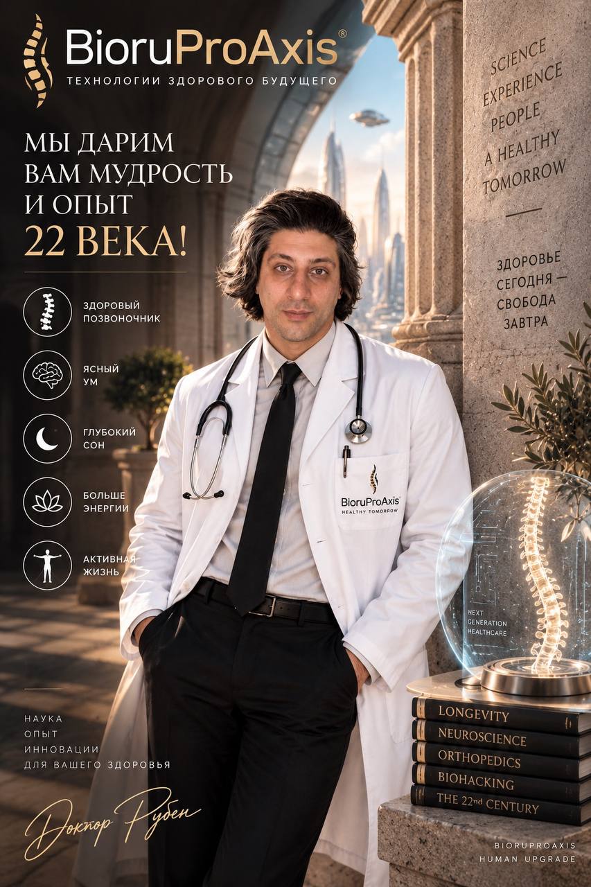 Шушарджан Рубен Сергеевич — профессор, BIORUPROAXIS, технологии здорового будущего, нейронауки, ортопедия, биохакинг